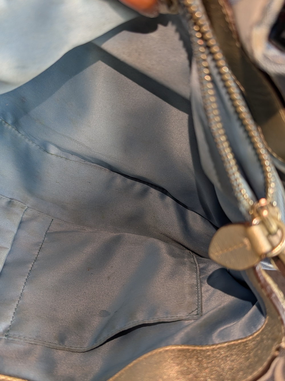 Coach Penelope Denim Satchel - Picture 7 of 9